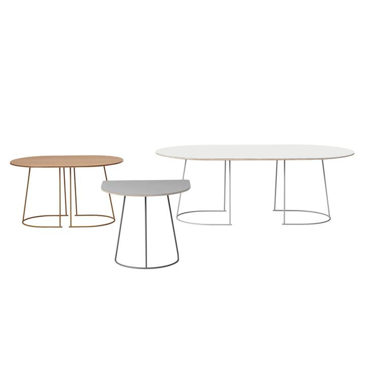 La table basse Airy en grand / petit / demi taille