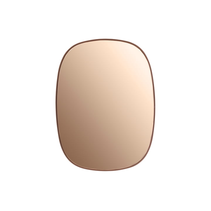 Le Framed Mirror , small from Muuto , pink / pink glass