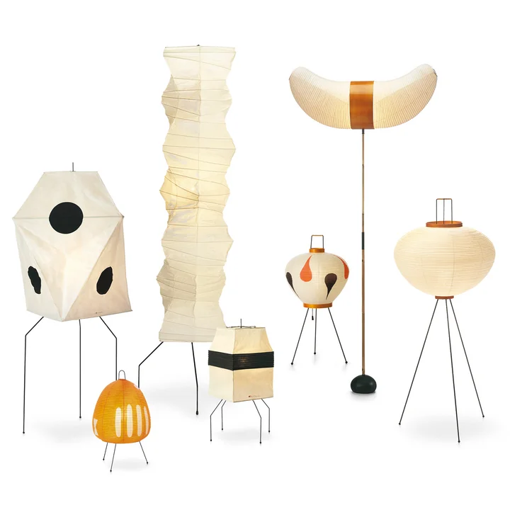 Les Akari lampadaires de Vitra