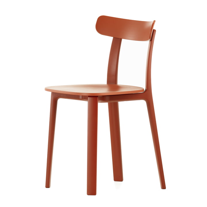 Le site All Plastic Chair en rouge de Vitra