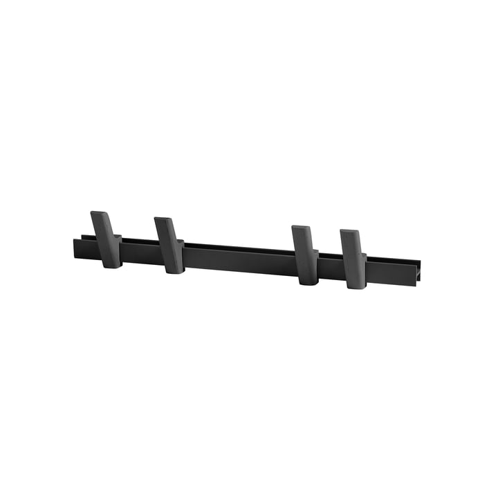 Hay - Beam L 60 cm, charbon / crochets charbon