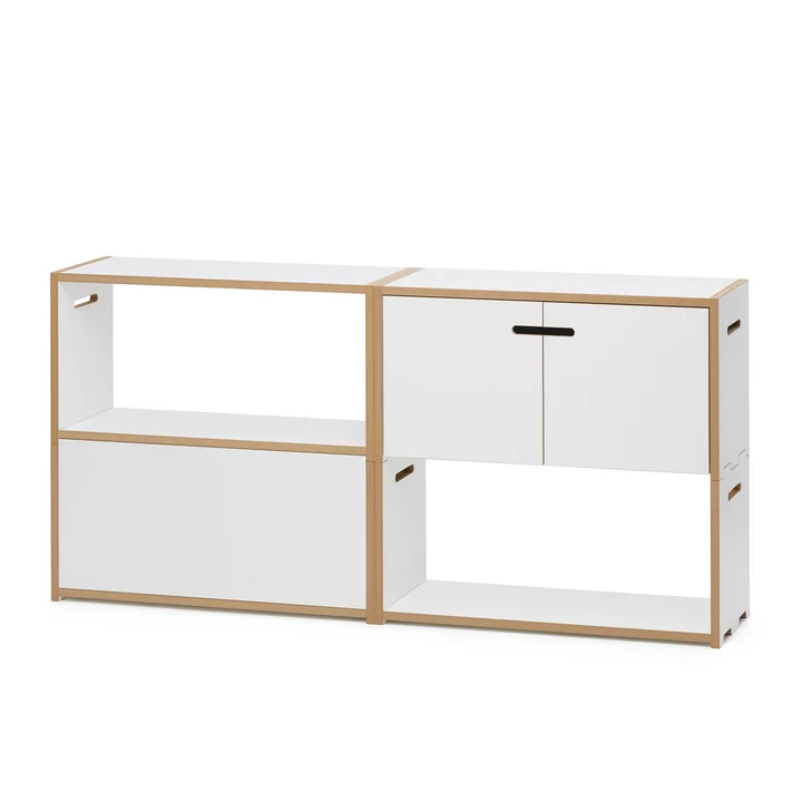 Hochstapler Système d'étagères avec et sans portes de Tojo