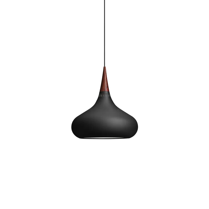 Suspension lumineuse Orient Black P1 de Fritz Hansen en noir mat