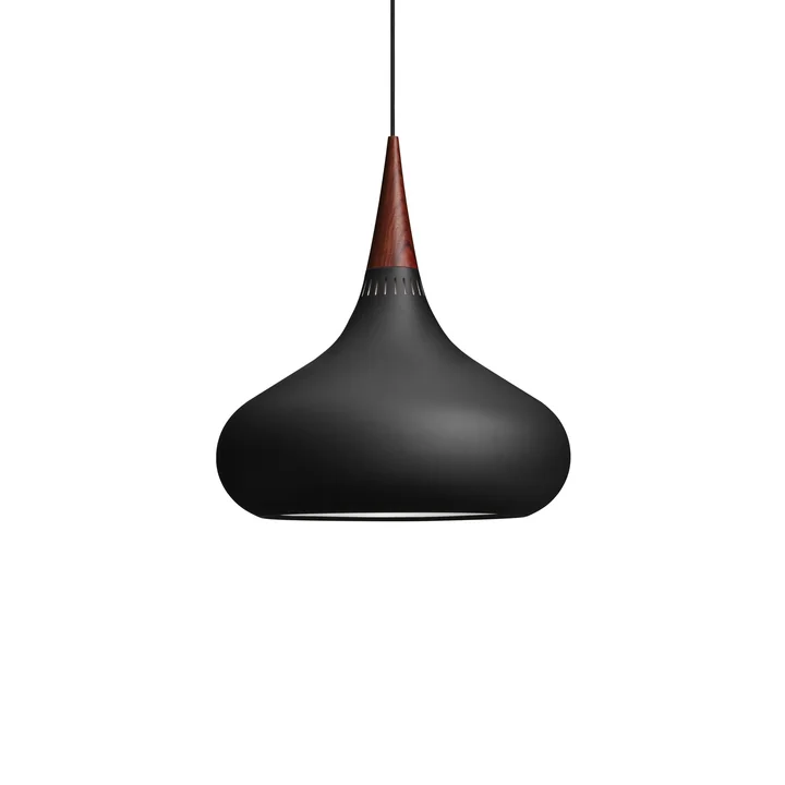 Suspension lumineuse Orient Black P2 de Fritz Hansen en noir mat