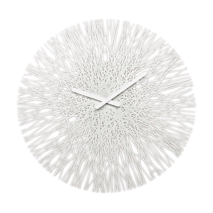 Horloge murale Silk de Koziol en blanc