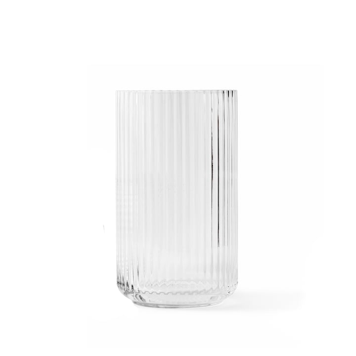 Vase en verre H 15,5 cm de Lyngby Porcelæn en transparent