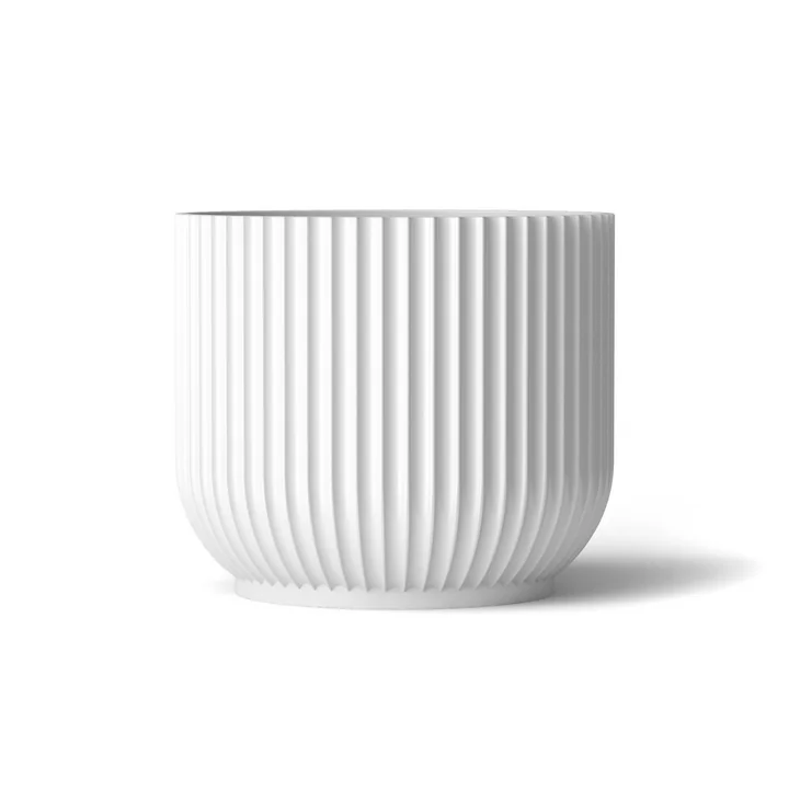 Pot de fleurs L de Lyngby Porcelæn en blanc