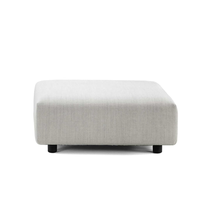 Vitra - Soft Modular Sofa, Ottoman, cream / steel grey (Maize 03)