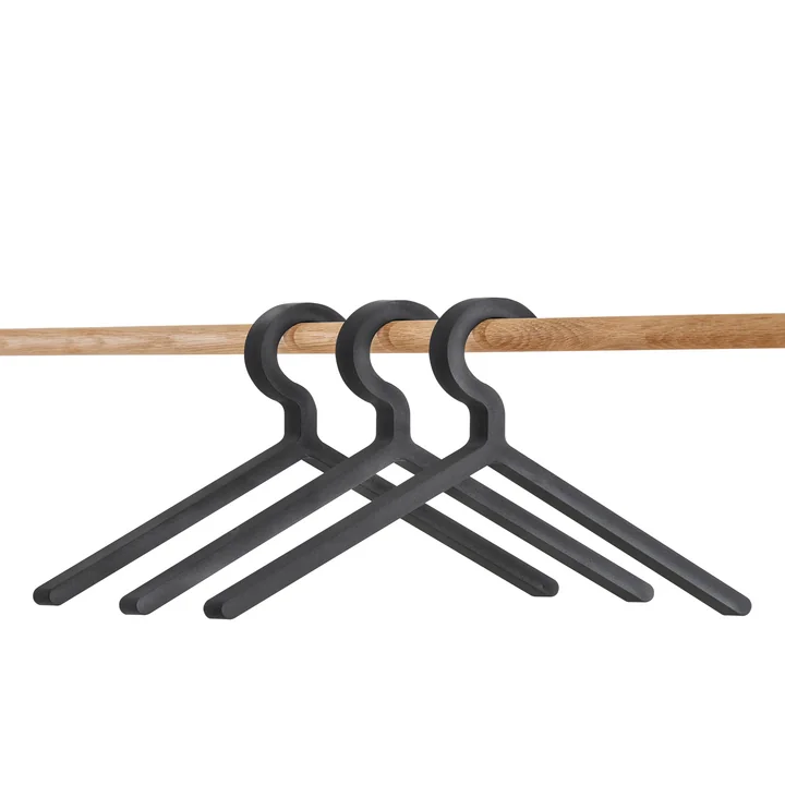 Illusion Hanger (lot de 3) de Woud en noir