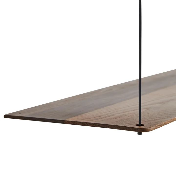 Stedge Étagère murale en chêne fumé