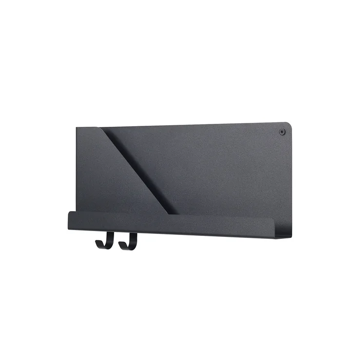 Small Folded Shelve 51 x 22 cm de Muuto en noir