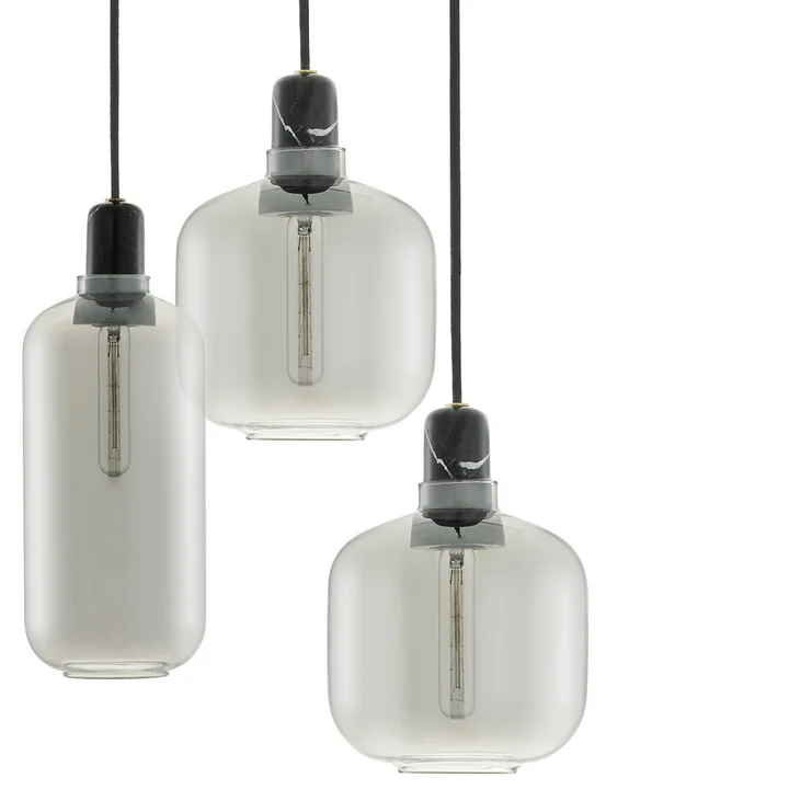 normann copenhagen - amp set de lampes suspendues