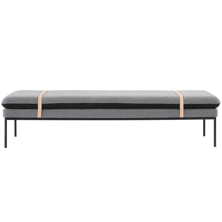 The Ferm Living - Turn Daybed laine en gris foncé