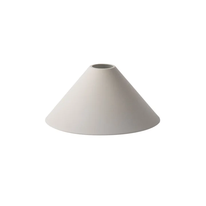 L'abat-jour Cone Shade de Ferm Living en gris clair