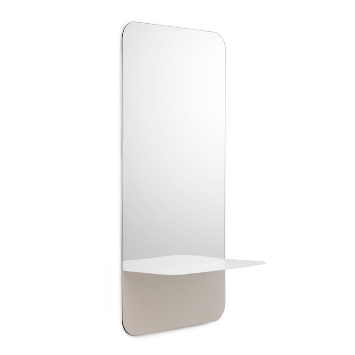 Horizon Miroir vertical de Normann Copenhagen en blanc