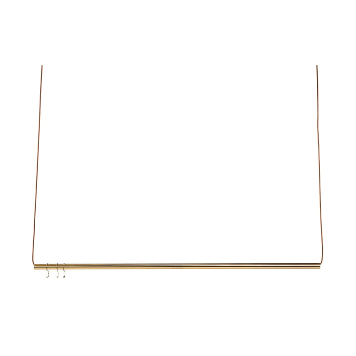 Hooks & Rack de Bloomingville en laiton