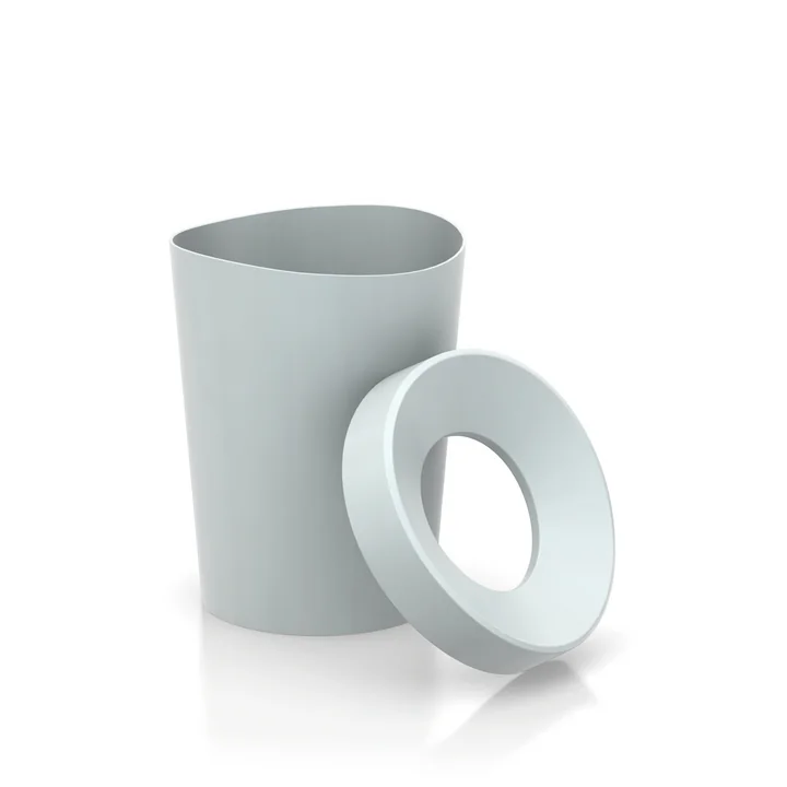 Petite corbeille à papier Happy Bin de Vitra en gris ciel