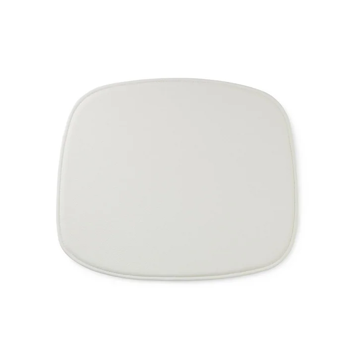 Coussin d'assise pour chaise Form Chair de Normann Copenhagen en cuir blanc