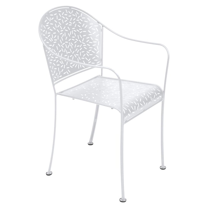 Chaise Rendez-Vous par Fermob en blanc coton