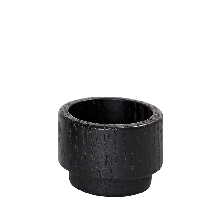 Support pour bougies chauffe-plat Create Me 3,5 cm d’Andersen Furniture en noir diamant