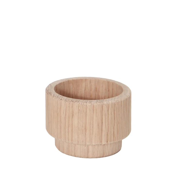 Support pour bougies chauffe-plat Create Me 3,5 cm d’Andersen Furniture en bois de chêne