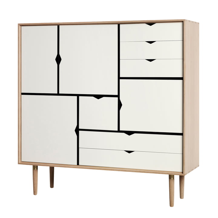 S3 Commode de Andersen Furniture en chêne savonné / façades blanches