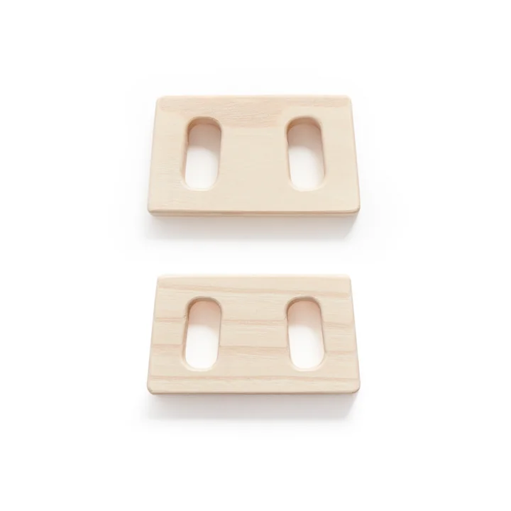 Éléments de connexion pour portant d'Andersen Furniture en frêne (lot de 2)