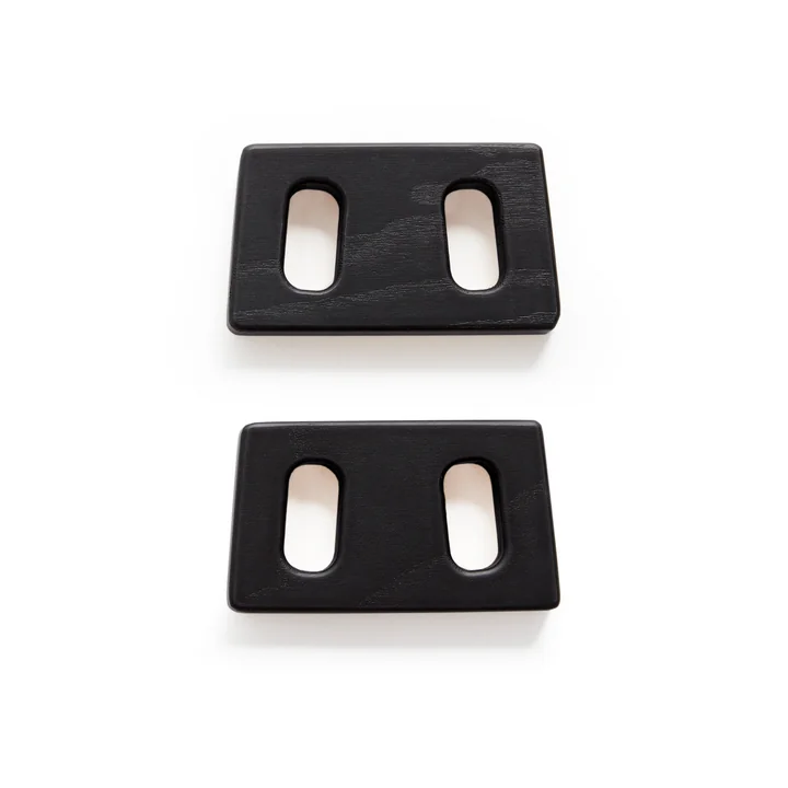 Éléments de connexion pour portant d'Andersen Furniture en noir (lot de 2)