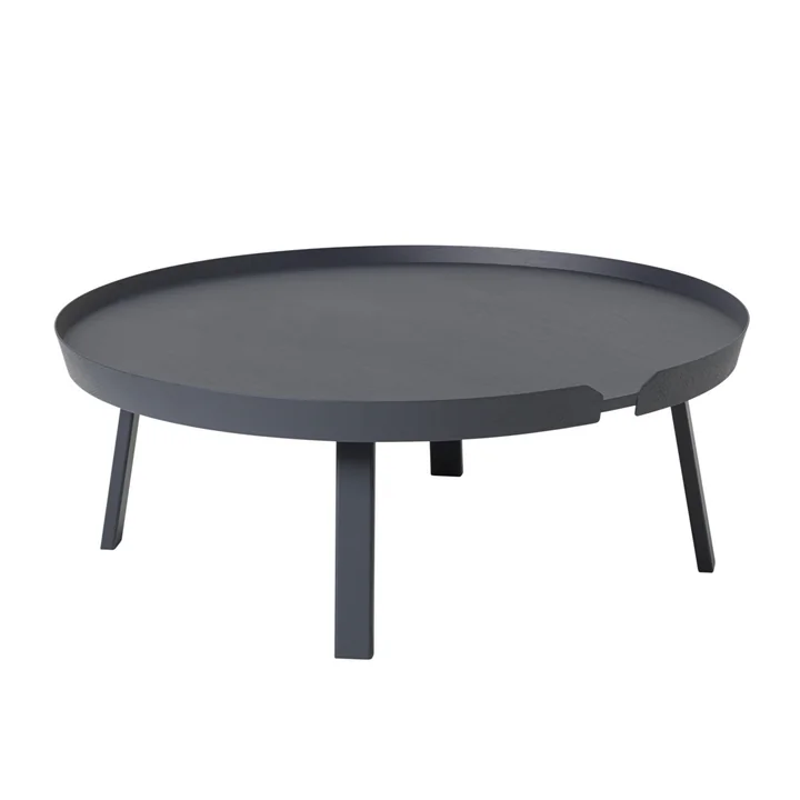 Around Table basse Ø 95 cm de Muuto en anthracite