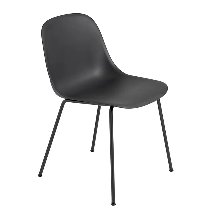 Fiber Side Chair Tube Base de Muuto en noir