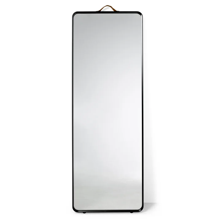 Audo Norm Floor Miroir en noir