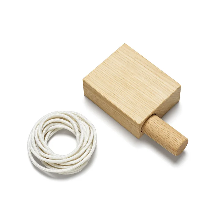 Dispositif de suspension Ready Made Curtain de Kvadrat en chêne (100)