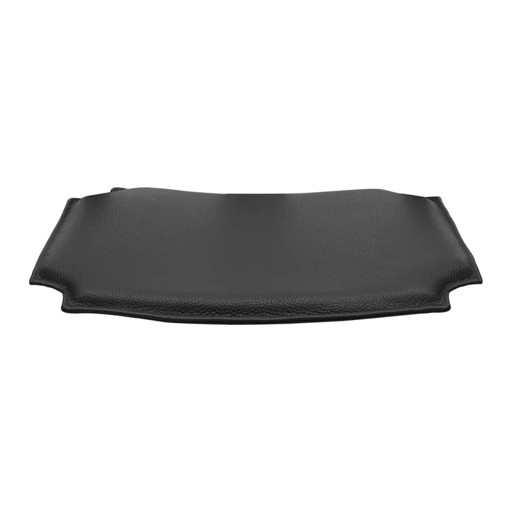 Coussin en cuir pour CH24 Wishbone Chair de Carl Hansen en noir