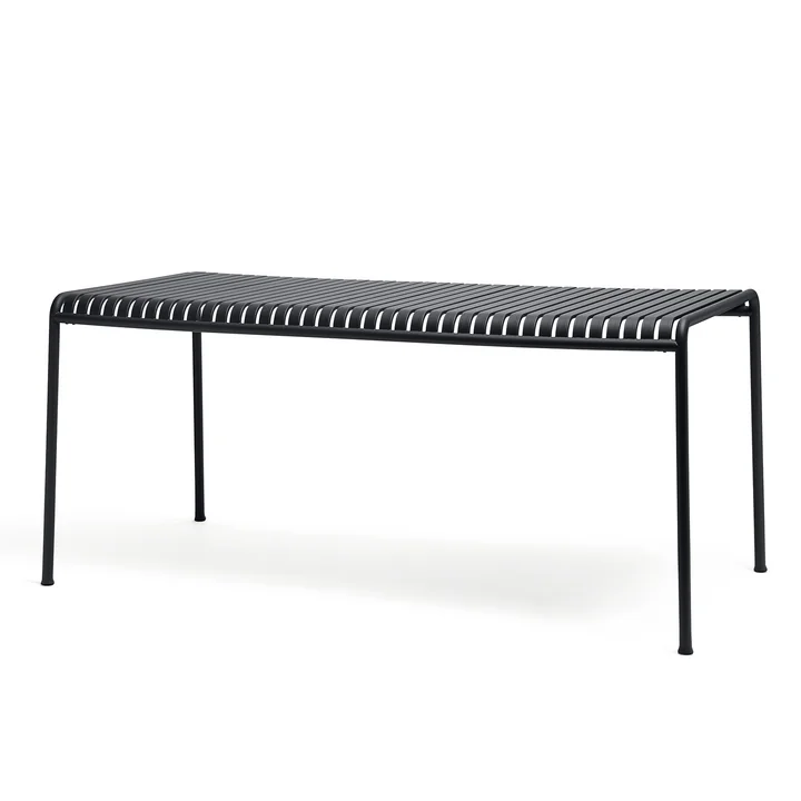 La table Palissade de HAY en anthracite avec une dimension de 160 x 80 cm