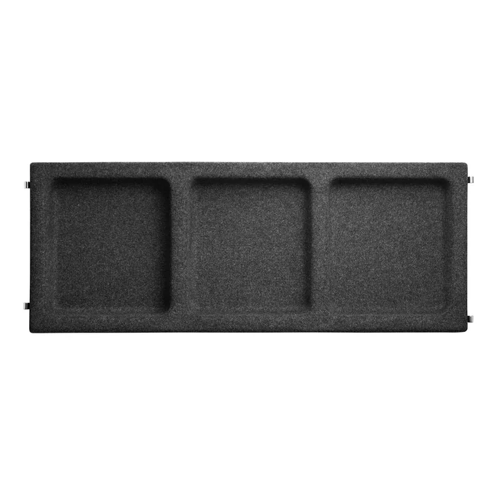 Insert de rangement en feutre de String en anthracite