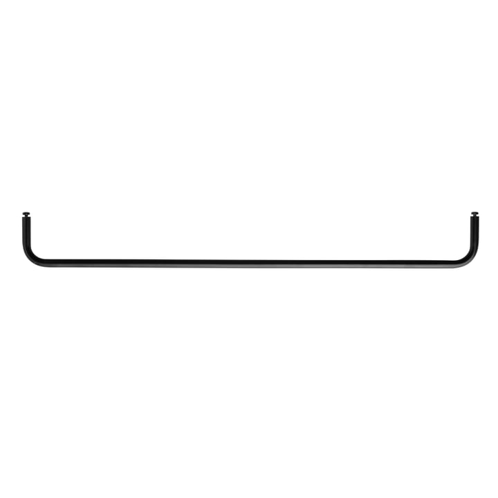 Barre pour étagère métallique 78 cm de String en noir