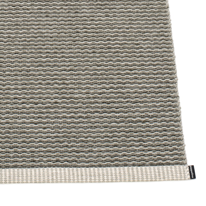 Mono tapis de Pappelina en charbon de bois / gris chaud