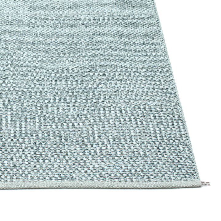 Pappelina - Svea Tapis, bleu azur métallisé / turquoise pâle