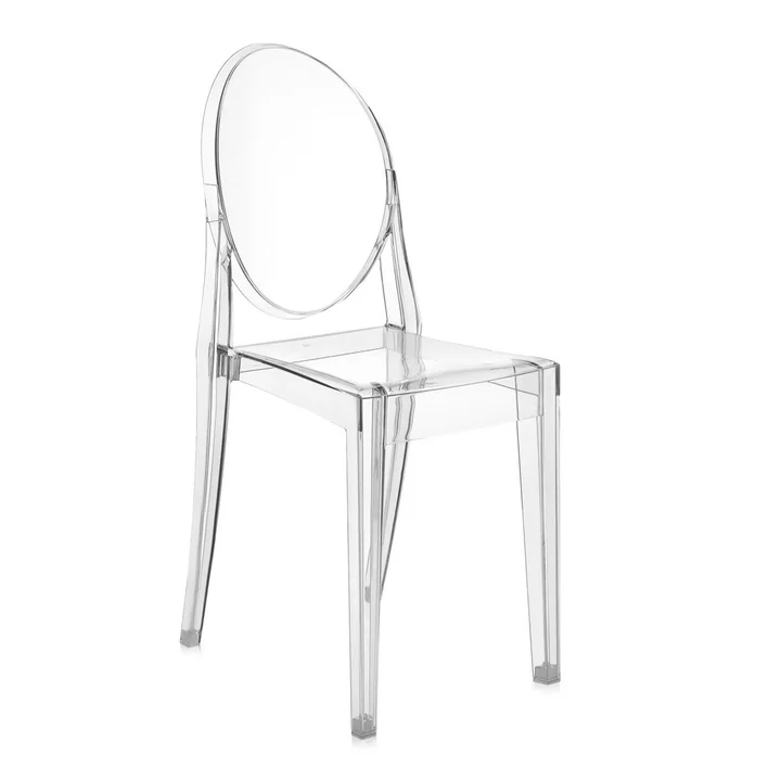 Kartell - Victoria Ghost Chaise, cristal / transparent