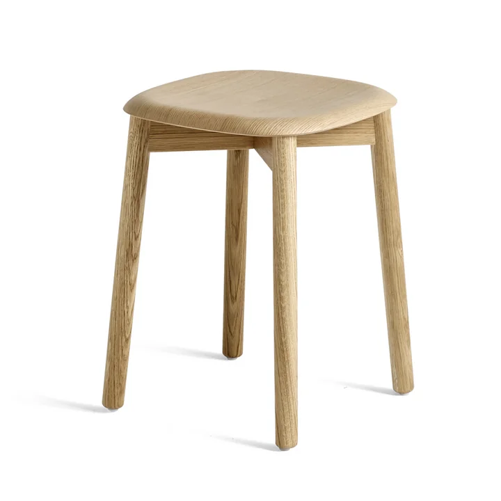 Soft Edge 72 Tabouret de HAY en chêne laqué mat