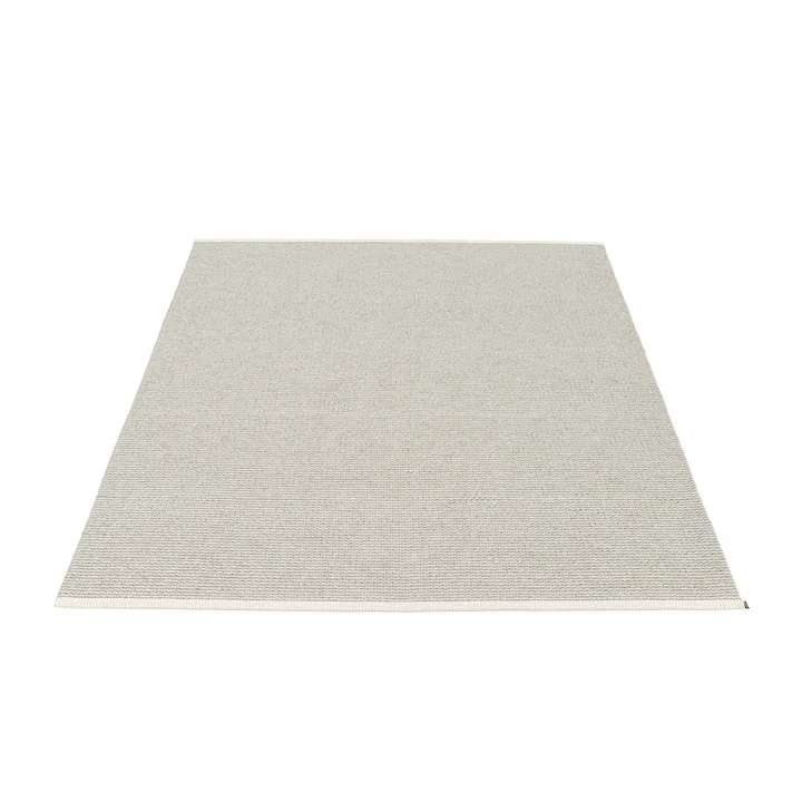 Mono tapis de 140 x 200 cm Pappelina en Gris Fossile / Gris Chaud