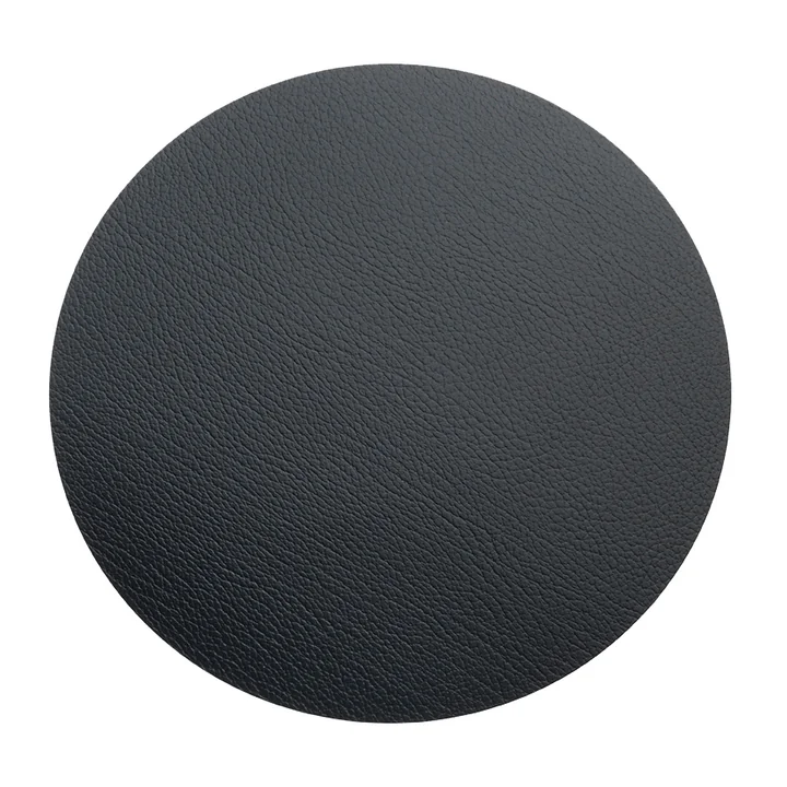 Tapis de sol Circle XXXL Ø 92 cm par Lind DNA en noir de taureau