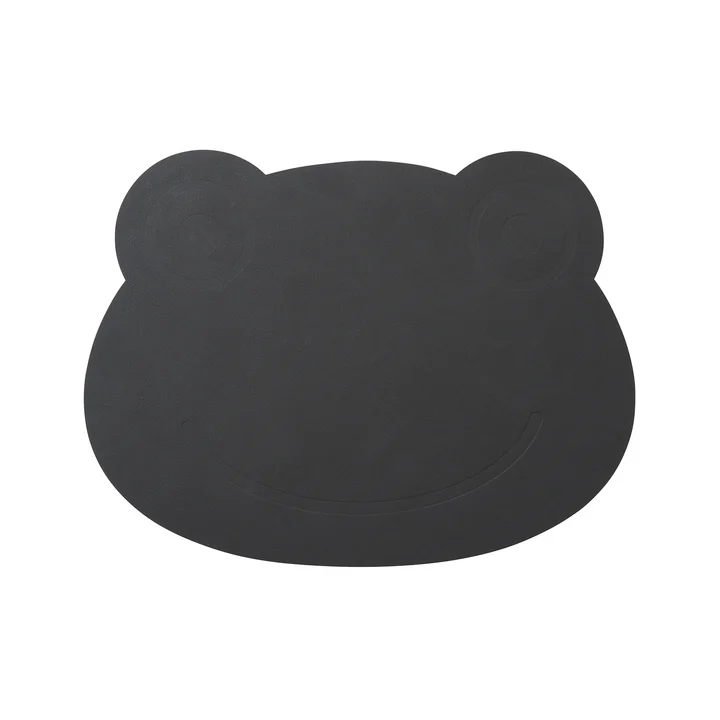 Tapis de table Frog 38 x 28 cm par Lind DNA en Nupo anthracite (1,6 mm)