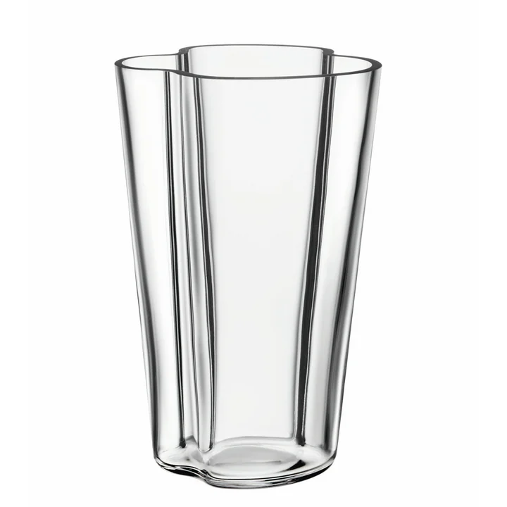 Aalto Vase Finlandia 220 mm de Iittala en clair