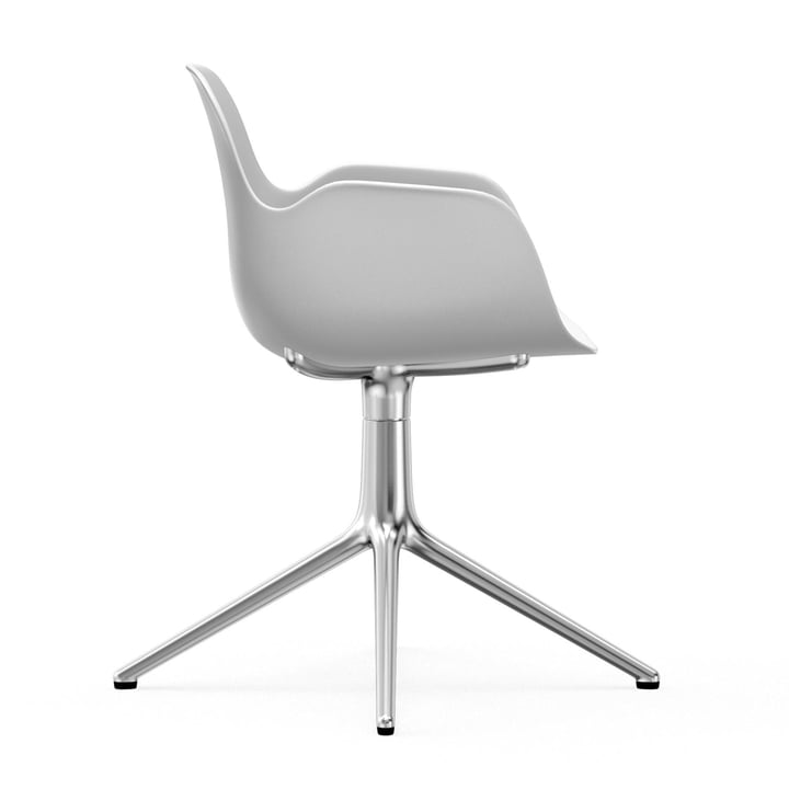 Siège de travail Form de Normann Copenhagen en aluminium / blanc