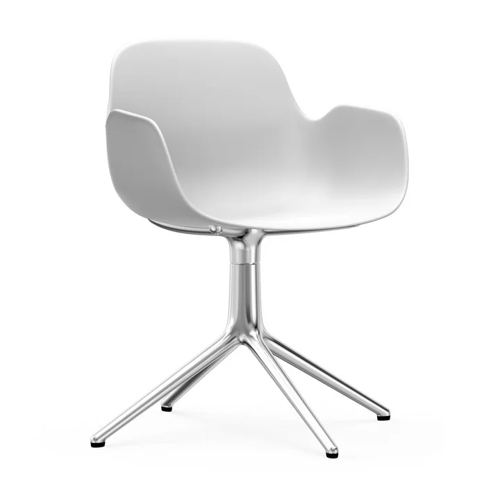 Siège de travail Form de Normann Copenhagen en aluminium / blanc