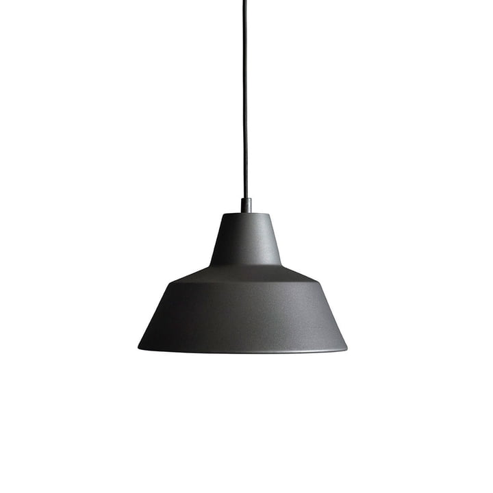Workshop Lamp W2 de Made by Hand en gris anthracite / noir
