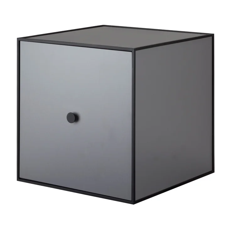 Frame Armoire murale 35 (porte incluse) de Audo en gris foncé
