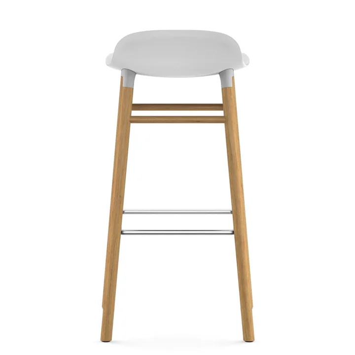Le tabouret de bar Form 75 cm de Normann Copenhagen en chêne blanc