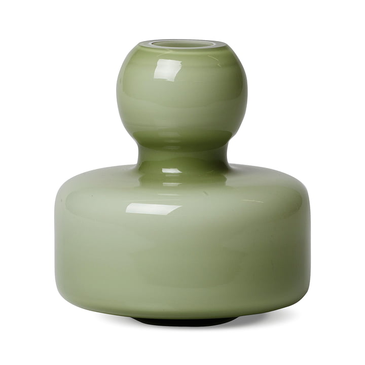 Flower Vase de Marimekko en verre de couleur verte